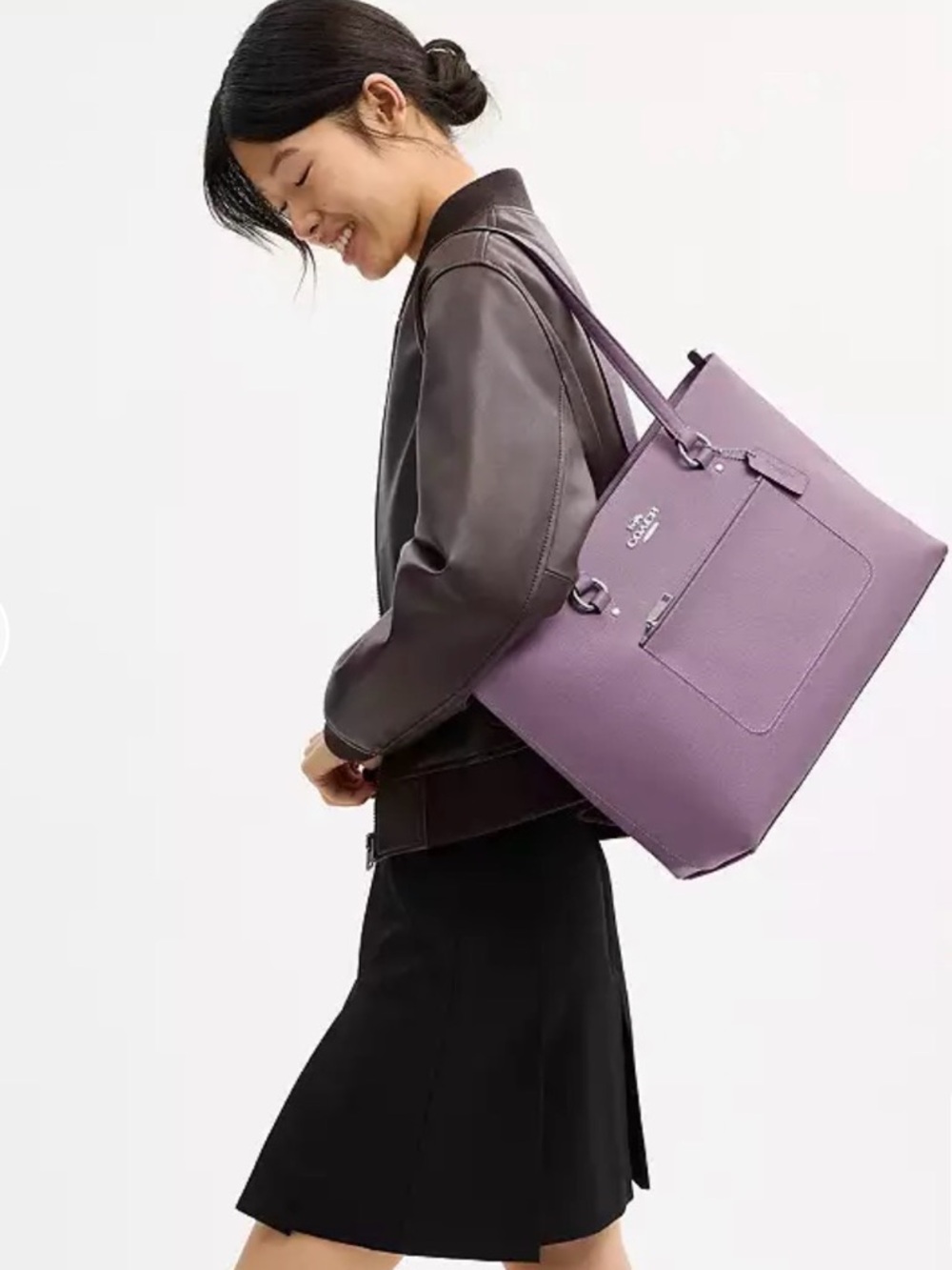 Coach (NWT) Station Tote in Jasmine - Picture 16 of 17